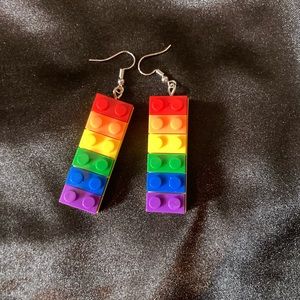 3/$30 LEGO earrings